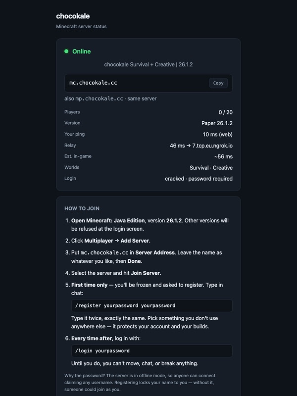 Minecraft Server